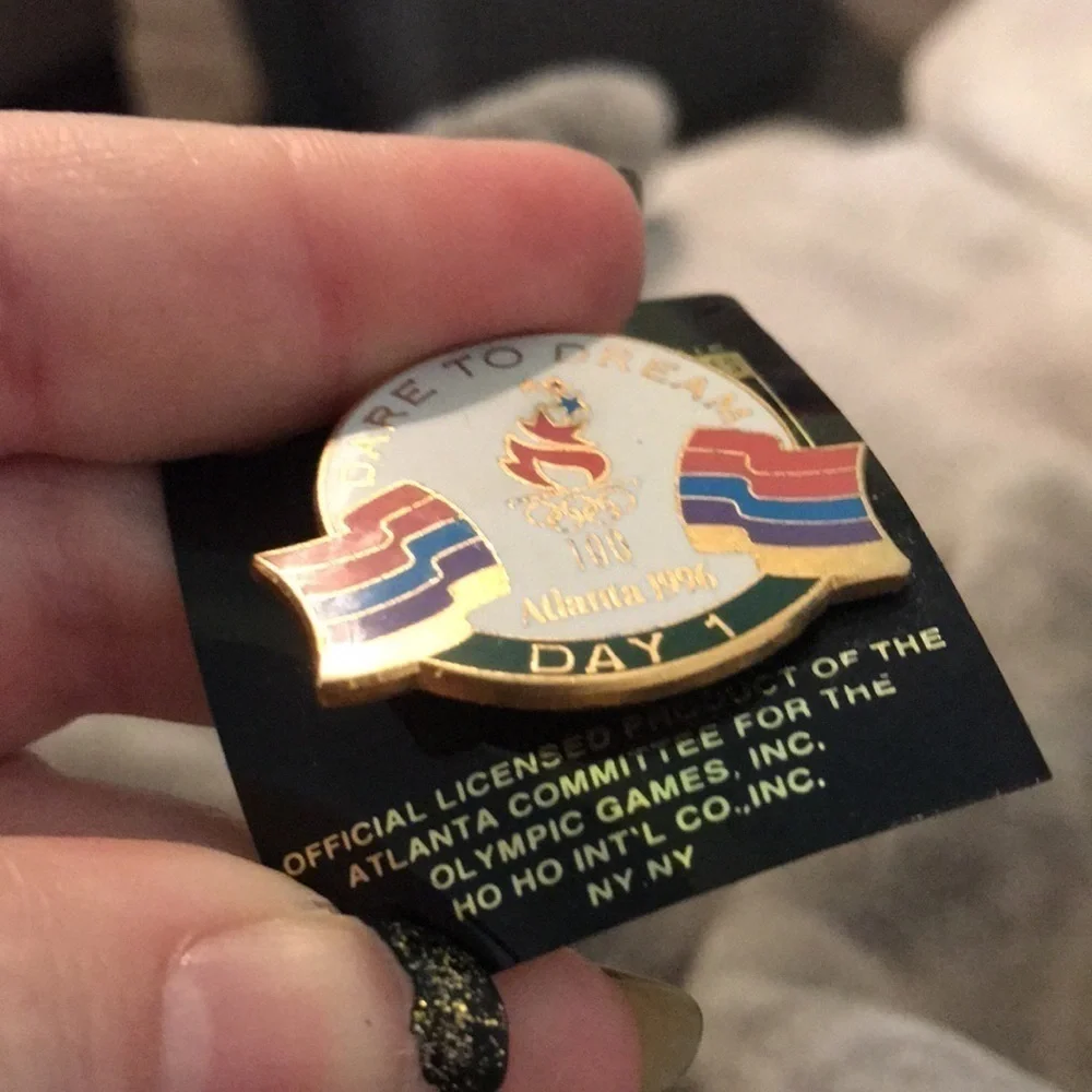 Atlanta 1996 Olympics Day 1 Pin Dare to Dream